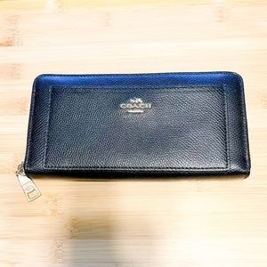 Coach Wallet - Black Leather